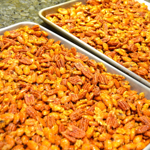 #Sweet & Spicy Roasted Mixed Nuts #AfterOrangeCounty.com