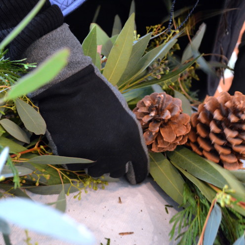 Learn HowTo Make Your Own Christmas Wreath- DIY TUTORIAL With Former Supermodel Nancy Hunter Corbett