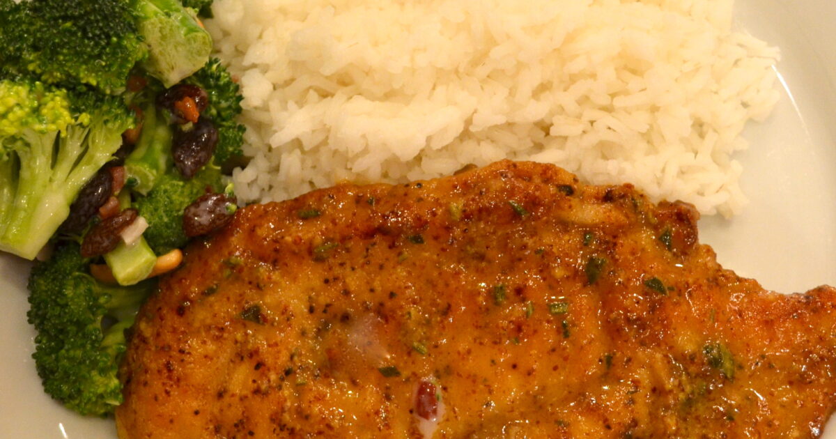 WARNING! DELICIOUS DIJON ROSEMARY ORANGE CHICKEN CUTLETS AHEAD