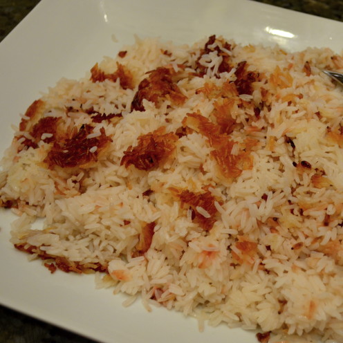 "Chelo" or Crispy Persian Rice Recipe | Celebrating Spring with a Typical Nowruz Feast | www.AfterOrangeCounty.com