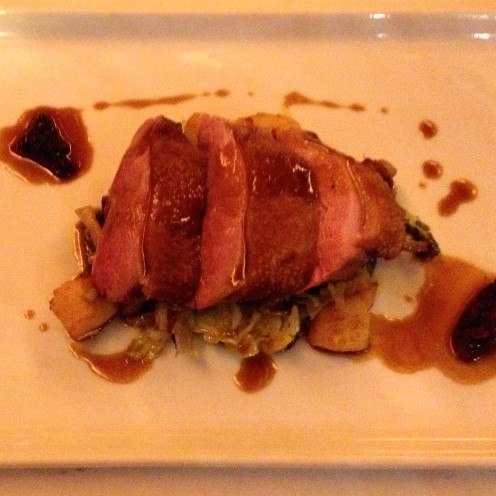 Pan Roasted Duck Breast | Quite Simply the Finest Restaurant in Lake Tahoe, Stella | www.AfterOrangeCounty.com