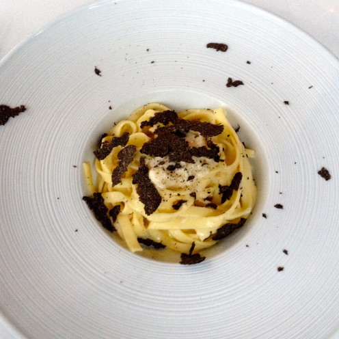 Pasta with Black Truffles | Happy "Birth"Day at Cafe Milano | www.AfterOrangeCounty.com