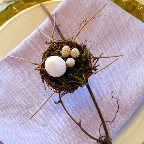 Easter Table Decor and Favor | www.AfterOrangeCounty.com