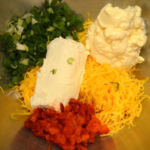Pimento Goat Cheese Dip Recipe | www.AfterOrangeCounty.com