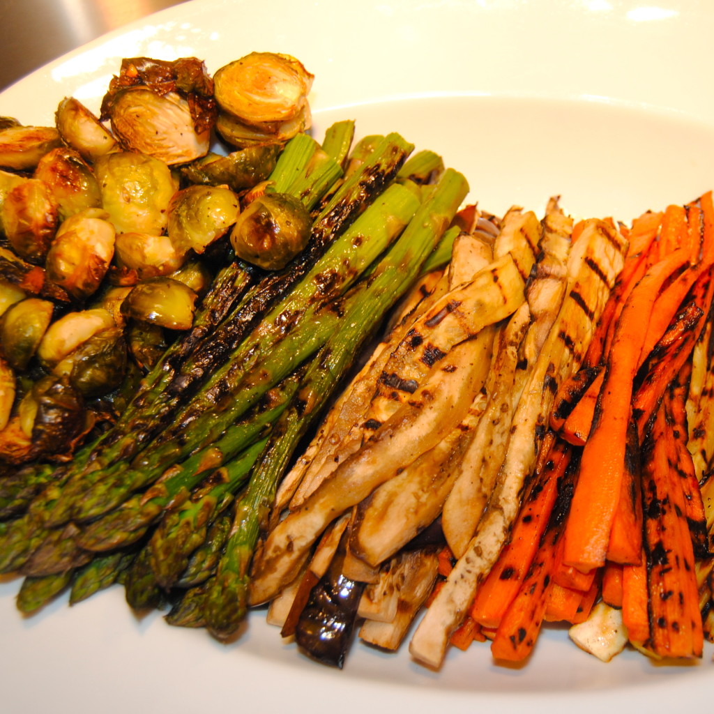 GRILLED SPRING VEGETABLES