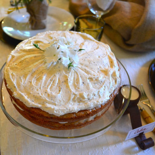 SUPER MOIST BANANA POPPY SEED CAKE | Recipe By www.AfterOrangeCounty.com