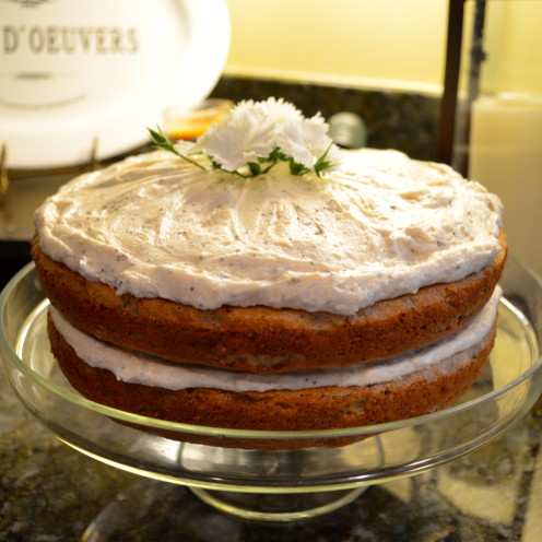 SUPER MOIST BANANA POPPY SEED CAKE | Recipe By www.AfterOrangeCounty.com