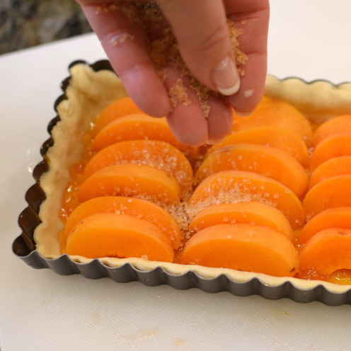 Fresh Apricot Tart | Recipe By www.AfterOrangeCounty.com