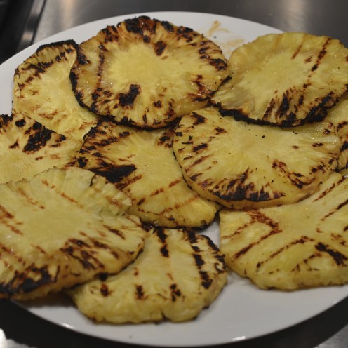 Grilled Pineapple | TURKEY, MUSHROOM & BLACK BEAN SLIDERS | Recipe by www.AfterOrangeCounty.com