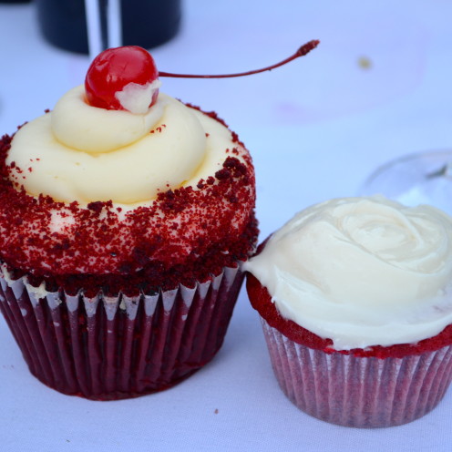 Red Velvet Cupcakes at JAZZ IN BLUE JAY | By After Orange County | A Lifestyle Blog