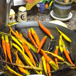 Tri Colore Carrots | GIRLS NIGHT WITH A GREAT PERSONAL CHEF | www.AfterOrangeCounty.com