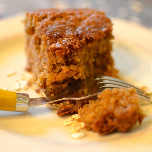 BROWN SUGAR OATMEAL CAKE | Recipe @ www.AfterOrangeCounty.com | A Lifestyle Blog from The OC Housewife Who Ran For The Hills