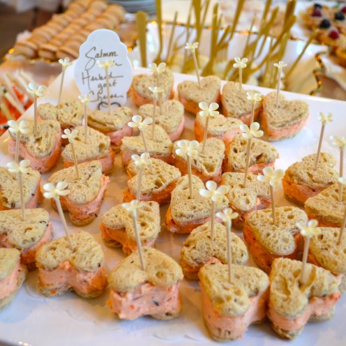 HOW TO HOST A BEAUTIFUL BRIDAL SHOWER | www.AfterOrangeCounty.com | Smoked Salmon & Herbed Cream Cheese