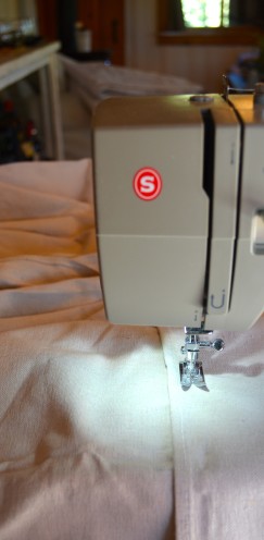 Sewing Outdoor Curtains out of Dropcloths | www.AfterOrangeCounty.com
