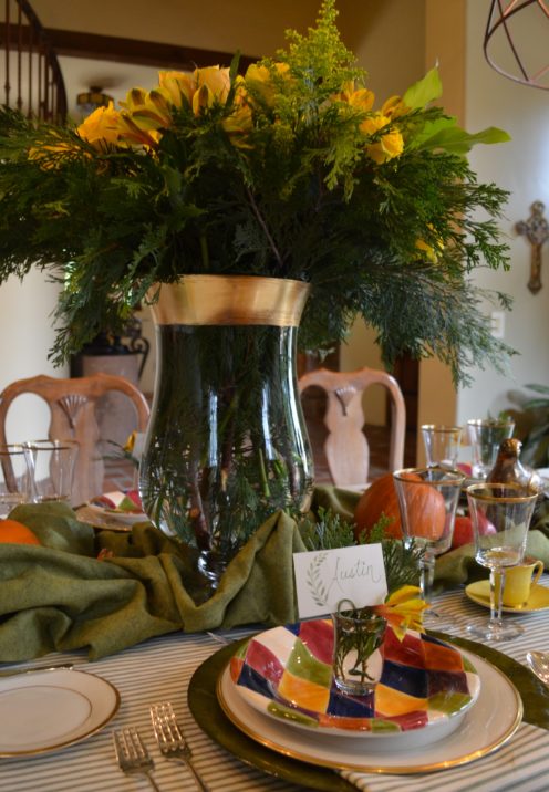HOW TO SET A LOVELY THANKSGIVING TABLE | www.AfterOrangeCounty.com