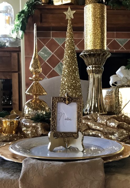 MY CHRISTMAS TABLE AND DIY PLACECARDS | www.AfterOrangeCounty.com