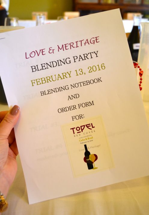 LOVE AND MERITAGE WINE BLENDING PARTY | Topel Winery | Healdsburg, CA | www.AfterOrangeCounty.com
