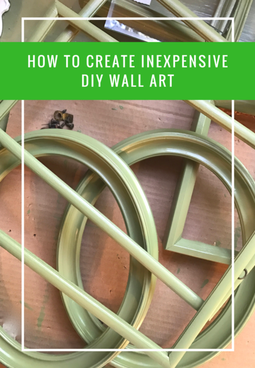 HOW TO CREATE INEXPENSIVE DIY WALL ART | www.AfterOrangeCounty.com