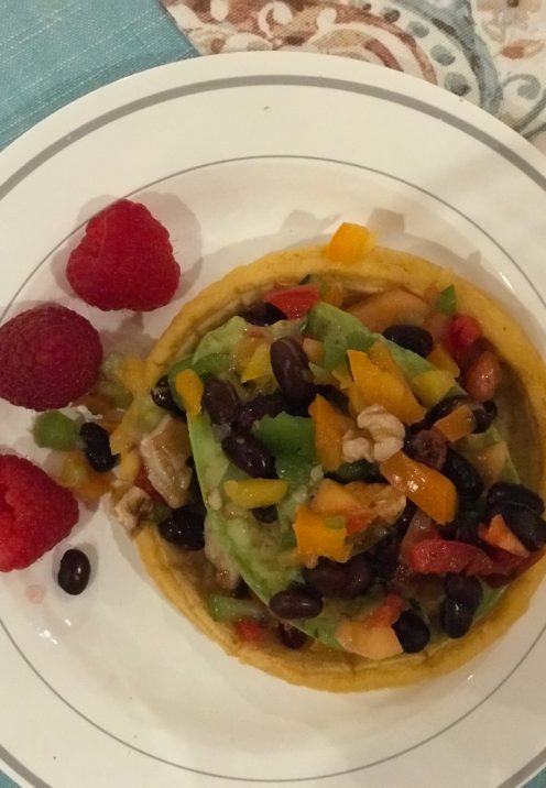 SUNDAYS WITH CELIA VOL 54 | Healthy Cooking Dinner | Avocado, Fruit & Black Bean Salad on Mexican Sopes | www.AfterOrangeCounty.com