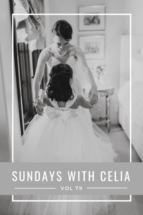 SUNDAYS WITH CELIA VOL 79 | Lake Arrowhead Wedding | Brides Dress BHLDN | Flower Girl Dress Etsy | www.AfterOrangeCounty.com