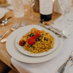 THE ABSOLUTE BEST EVER WEDDING DINNER MENU | Paella | www.AfterOrangeCounty.com