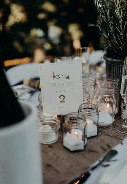 HOW TO MAKE BEAUTIFUL DIY TABLE NUMBER HOLDERS | www.AfterOrangeCounty.com