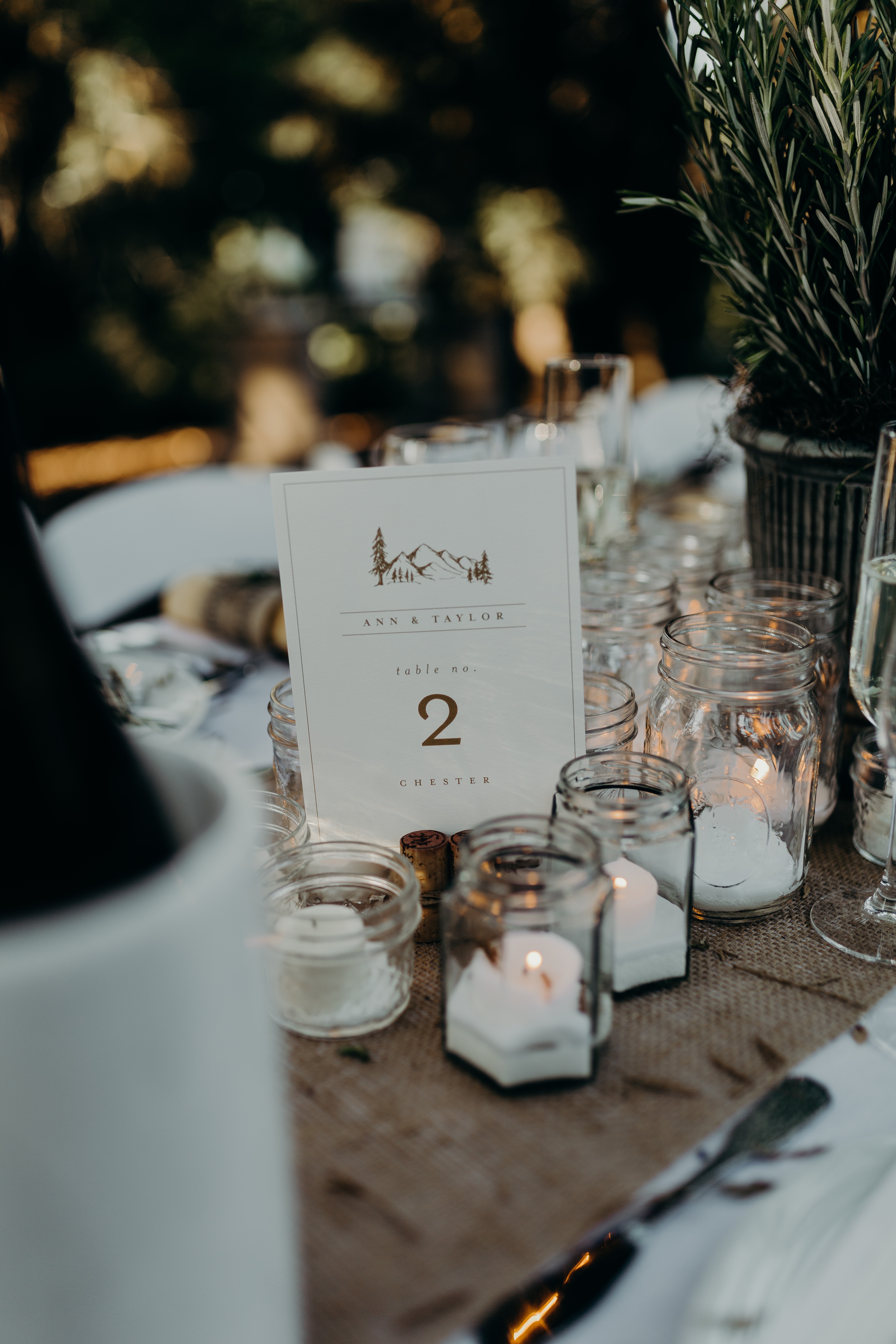 table number stand place card holder