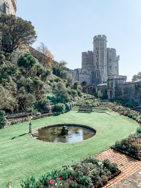 A VISIT TO ENCHANTING WINDSOR CASTLE | The Middle Ward, built around the original Norman motte and crowned by the Round Tower | www.AfterOrangeCounty.com
