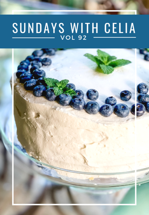 SUNDAYS WITH CELIA VOL 92 | Blueberry Lemon Layer Cake | www.AfterOrangeCounty.com