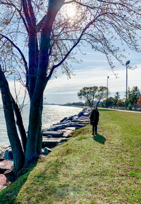 A WINTER WALK IN CHICAGO | Lake Michigan at Northwestern University | | www.AfterOrangeCounty.com