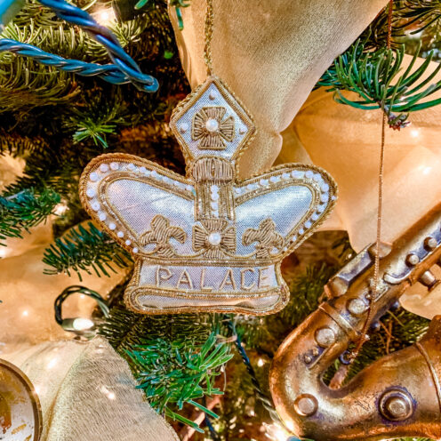 SUNDAYS WITH CELIA VOL 99 | Christmas Decor | Buckingham Palace Ornament | www.AfterOrangeCounty.com #ChristmasDecor #ChristmasTree