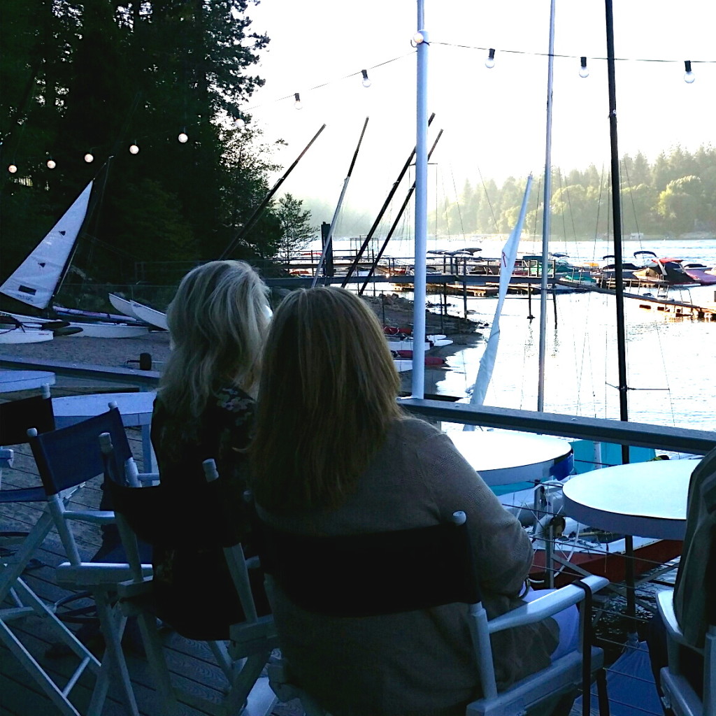 DRINKS AT THE LAKE ARROWHEAD YACHT CLUB