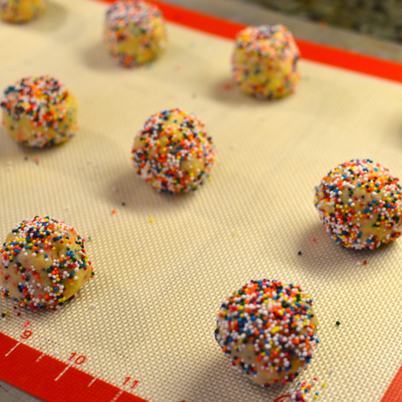 SUPER MOIST SUGAR COOKIES WITH SPRINKLES