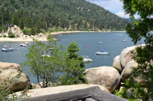 TOUR THE CHARMING FORMER LAKE HOUSE OF REBECCA ROMIJN AND JERRY O'CONNELL | Big Bear Lake | www.AfterOrangeCounty.com