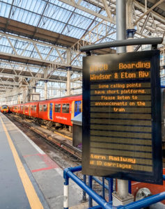 A VISIT TO ENCHANTING WINDSOR CASTLE | Waterloo Train Station, London | www.AfterOrangeCounty.com